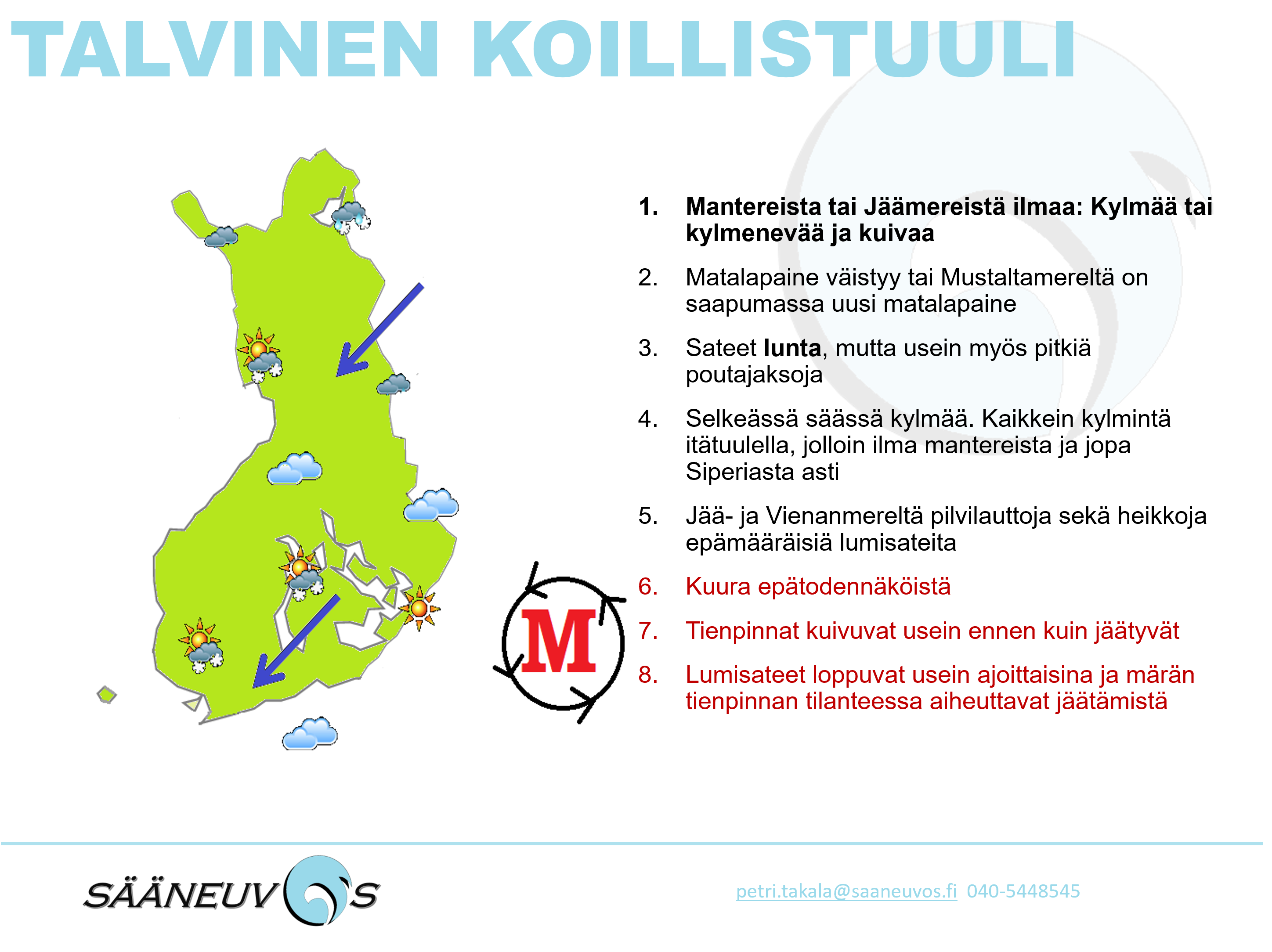 Tiesitkö - Tuulen Suunta Vaikuttaa Säähän Enemmän Kuin Tuulen Nopeus